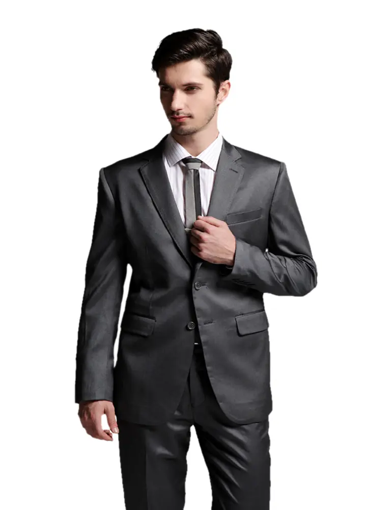 Man in Gray Suit