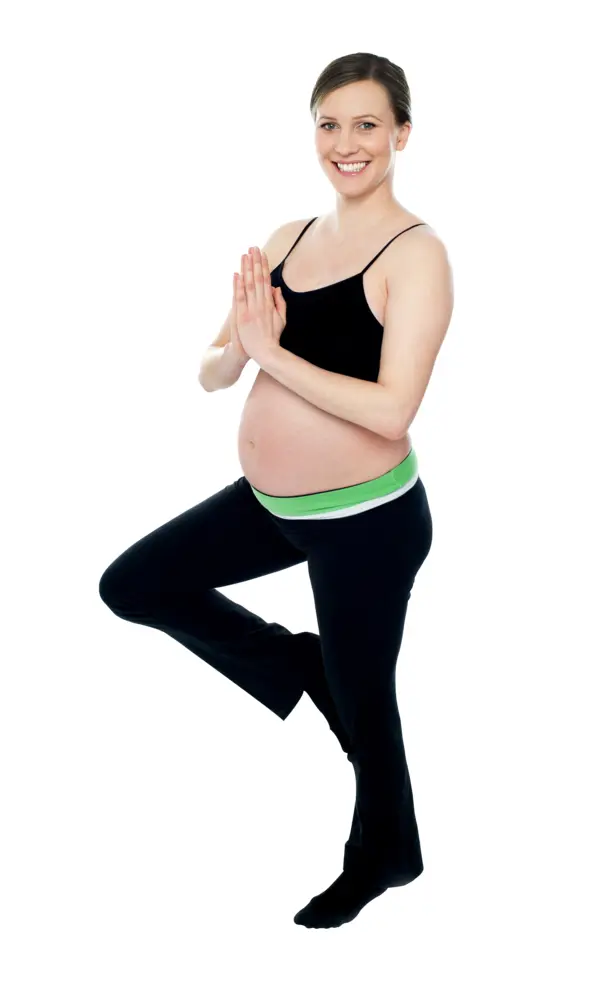 Pregnant Woman Doing Yoga