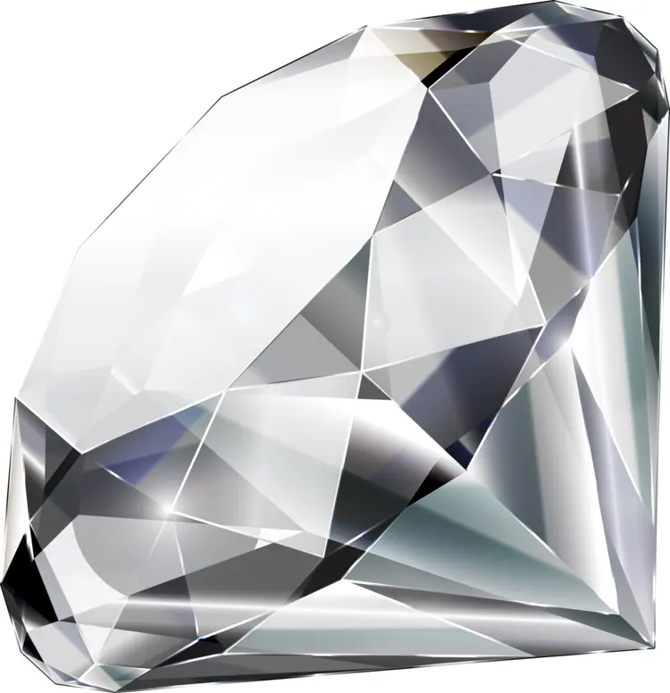 Sparkling Cut Diamond Gemstone