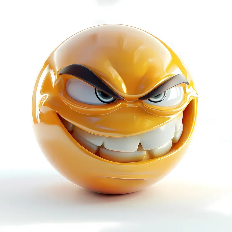 Angry Emoji Face