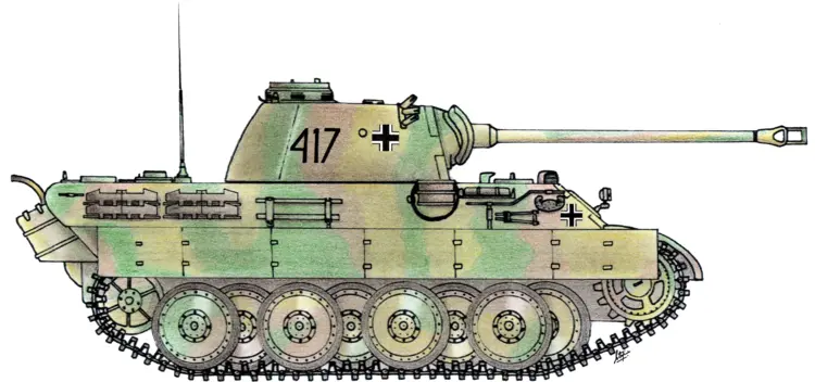 Camouflage Military Tank