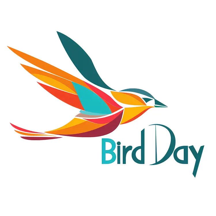 Colorful Bird for Bird Day