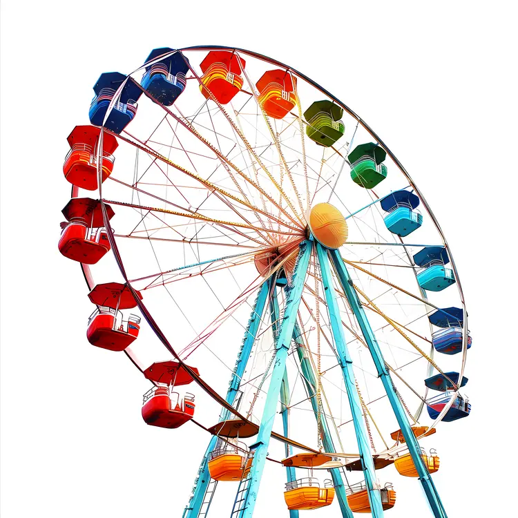 Colorful Ferris Wheel