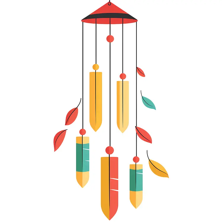 Colorful Wind Chime for Outdoor Decoration