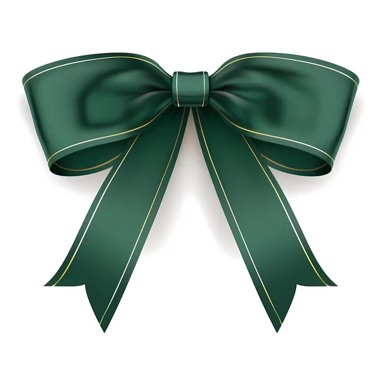 Green Decorative Bow