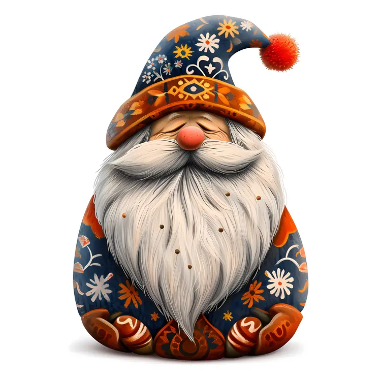 Smiling Blue Hat Gnome
