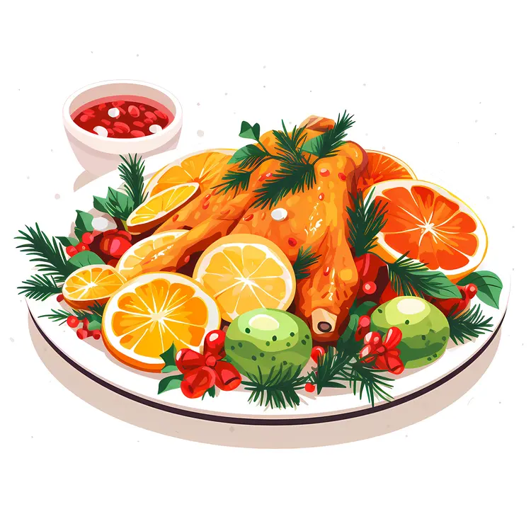 Holiday Roast Turkey with Oranges and Herbs