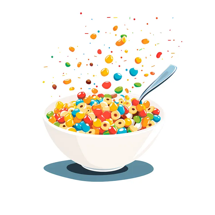 Colorful Cereal Bowl