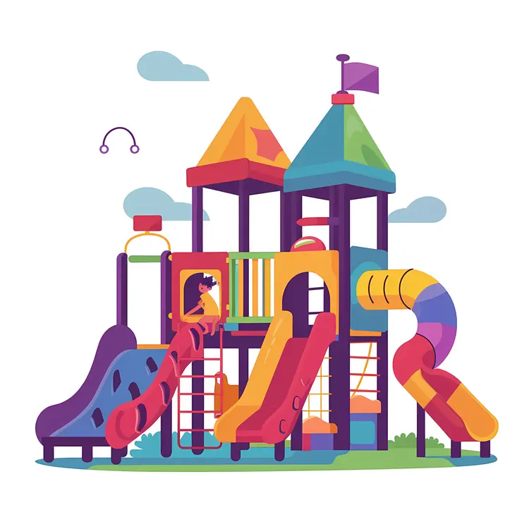 Playground with Multiple Towers