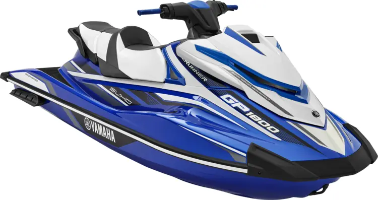 Blue Yamaha GP1800 Jet Ski