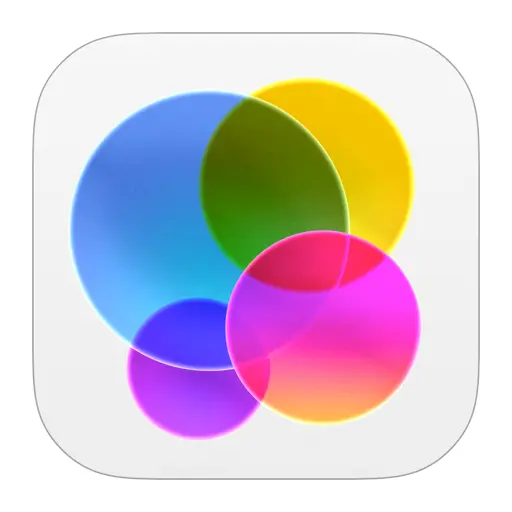 Colorful Overlapping Circles Icon