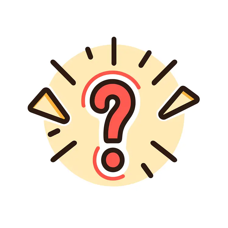 Colorful Question Mark Symbol