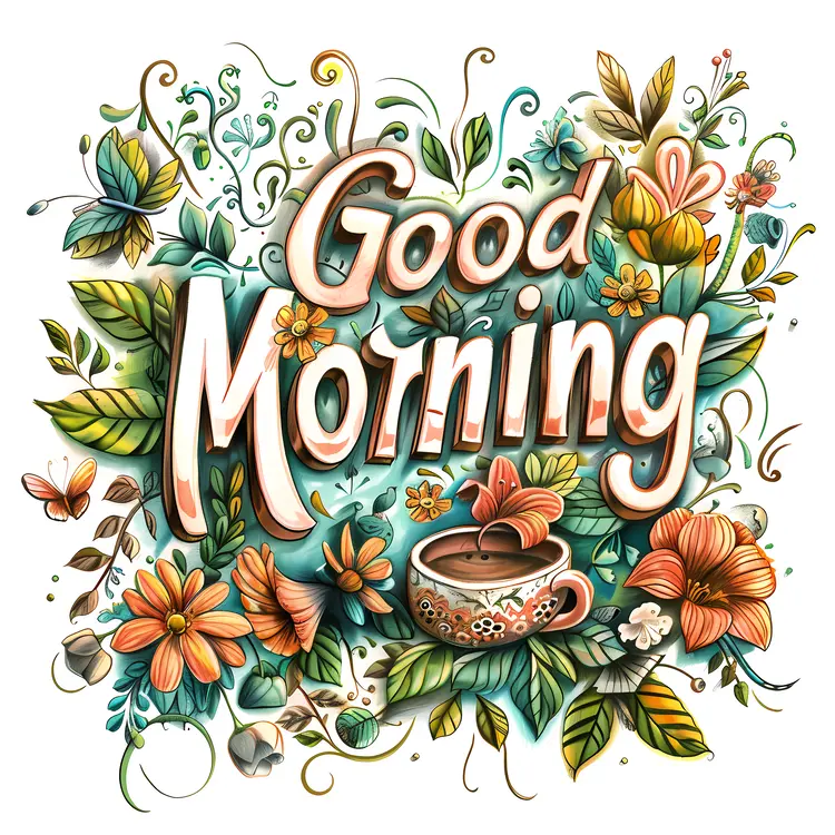 Good Morning Floral Greeting