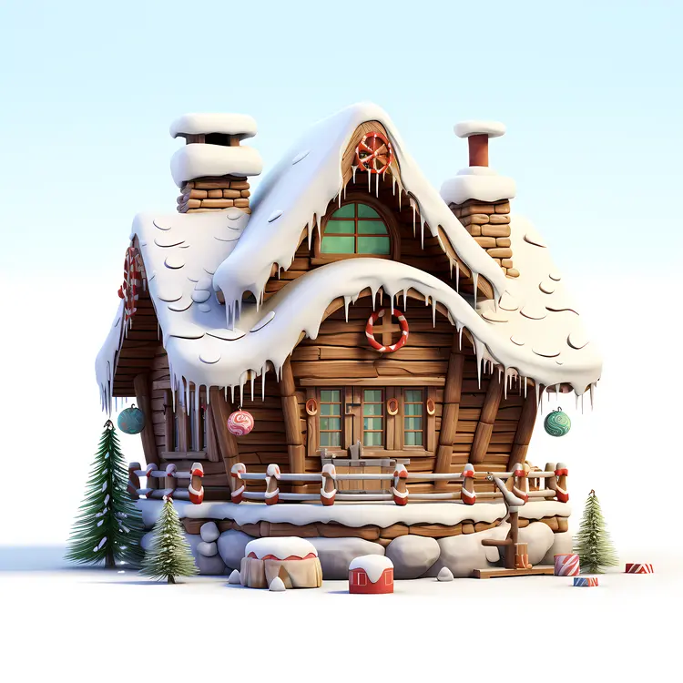 Small cute doodle house