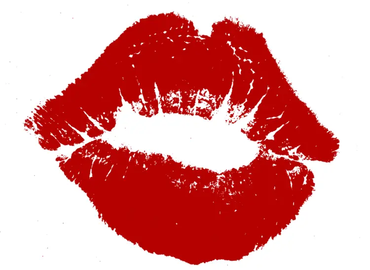 Red Lips Print Illustration