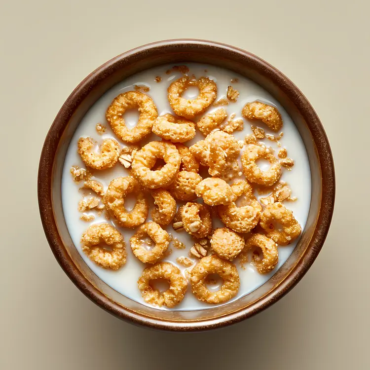 Crunchy Cereal in Milk