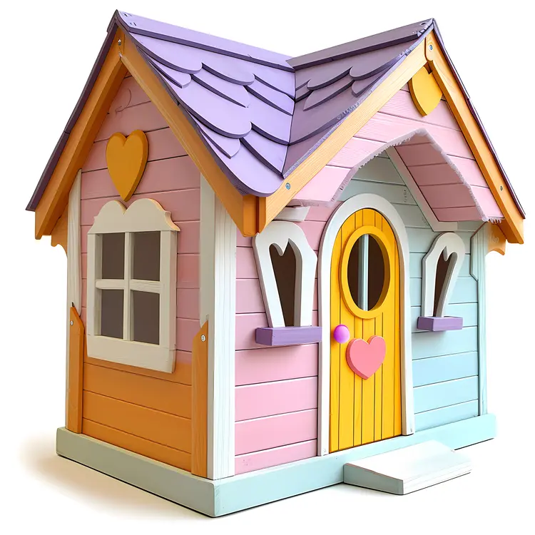 Small cute doodle house