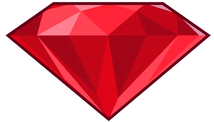 Red Gem Illustration