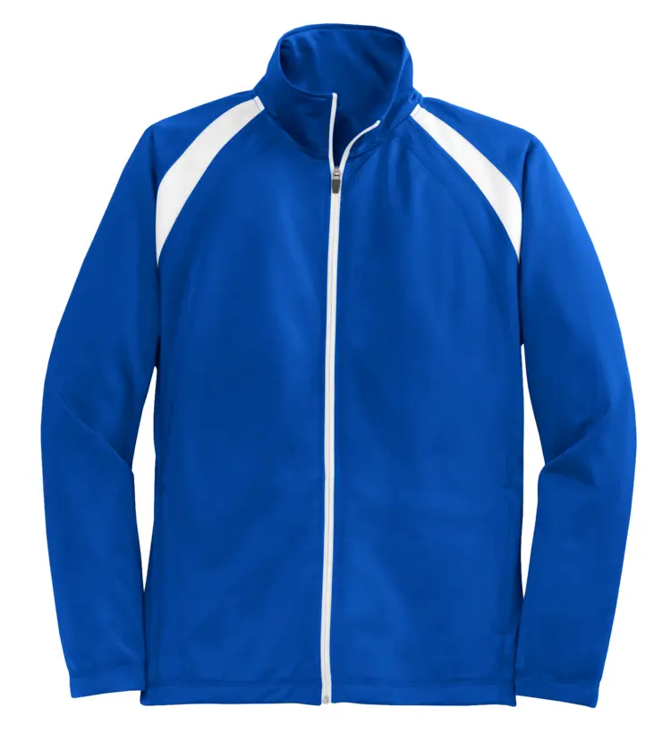 Sporty Blue Zipper Jacket