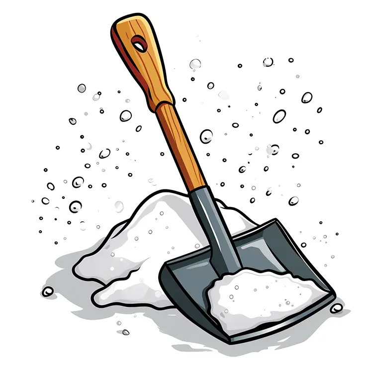 Shovel with Snow Pile