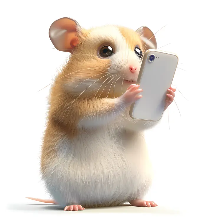 Hamster Taking a Selfie
