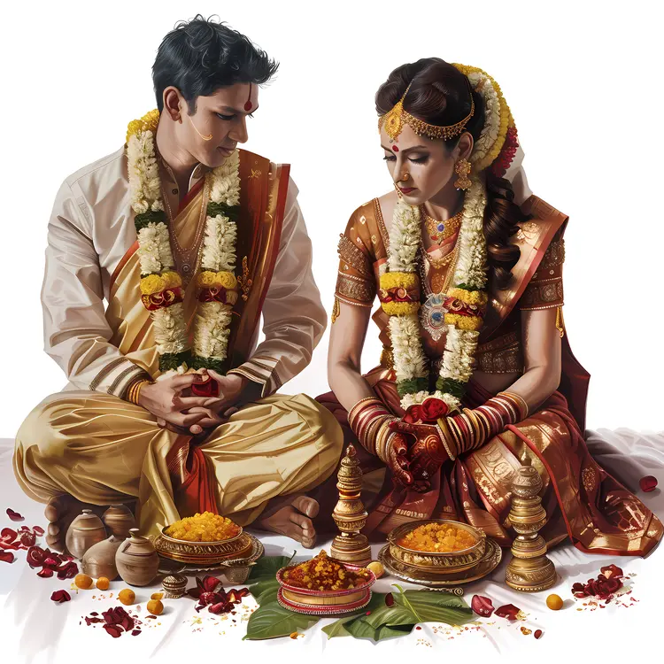Traditional Wedding Couple