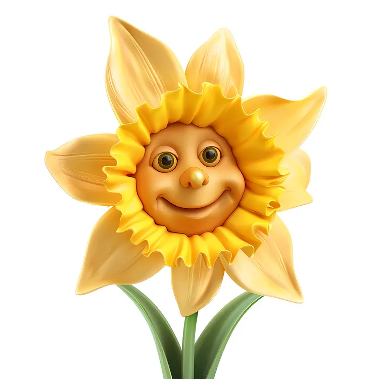 Smiling daffodil