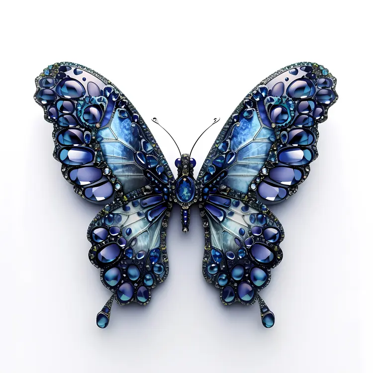 Cool Blue Butterfly