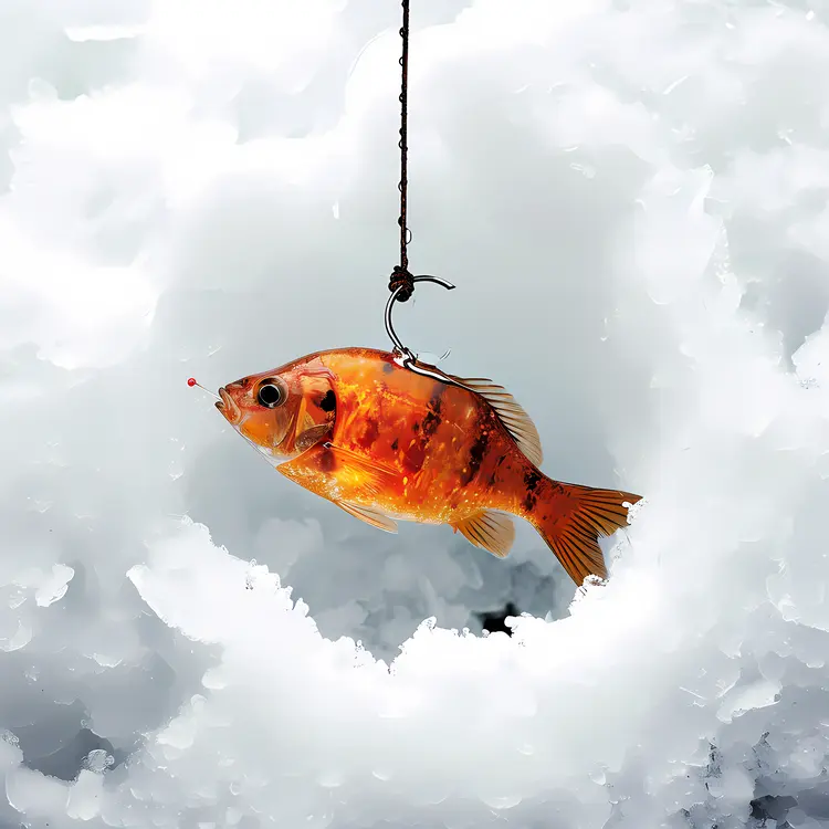 Fish Caught in Ice