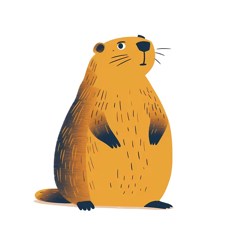 Cute Animal Cartoon Illustration