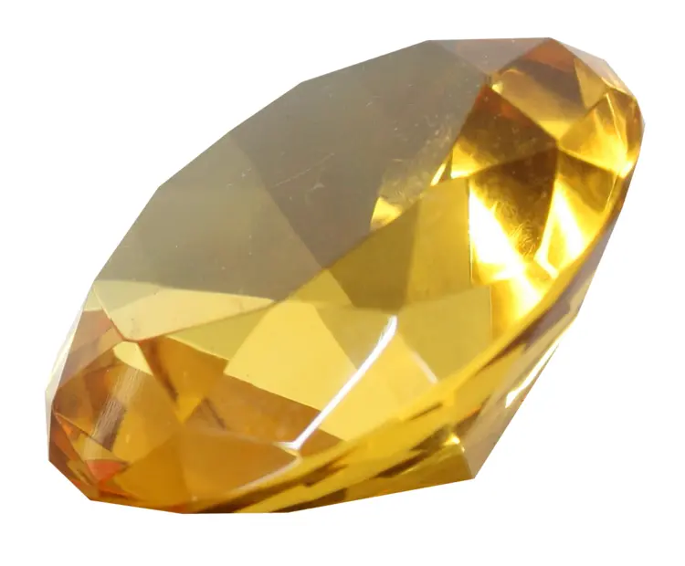 Shiny Yellow Gemstone
