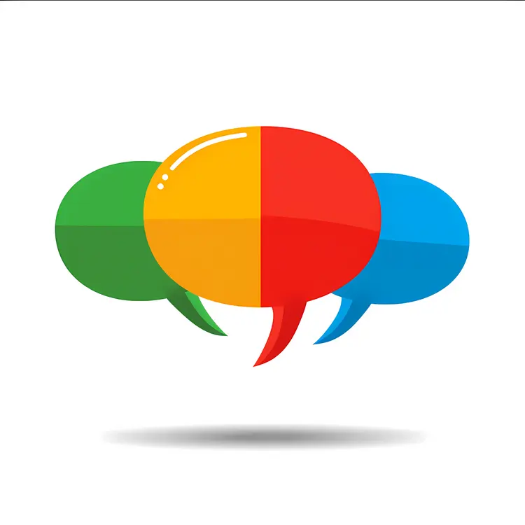 Colorful Speech Bubbles