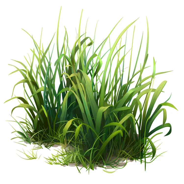 Lush Green Grass Illustration