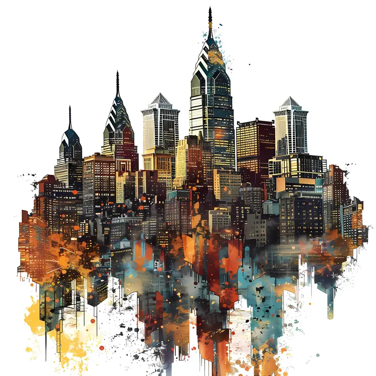 Dynamic Philadelphia Skyline