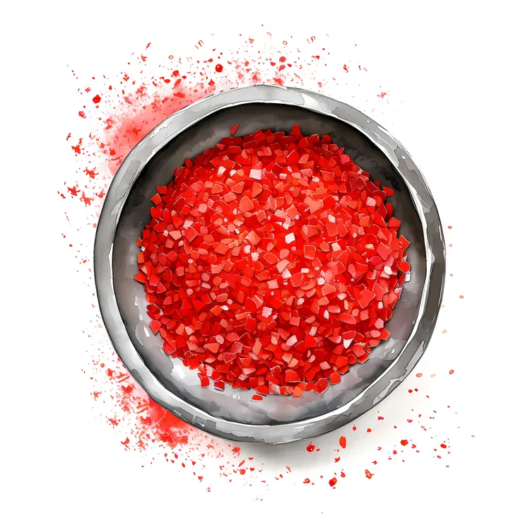 Bowl of Red Salt