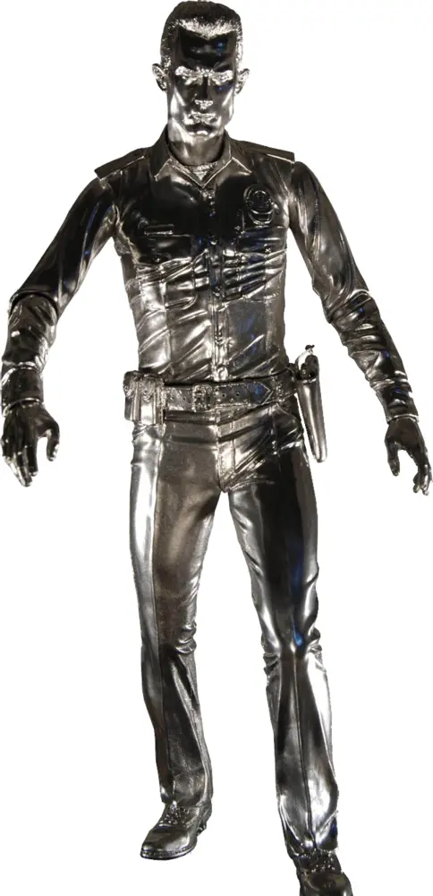 Metallic Humanoid Robot