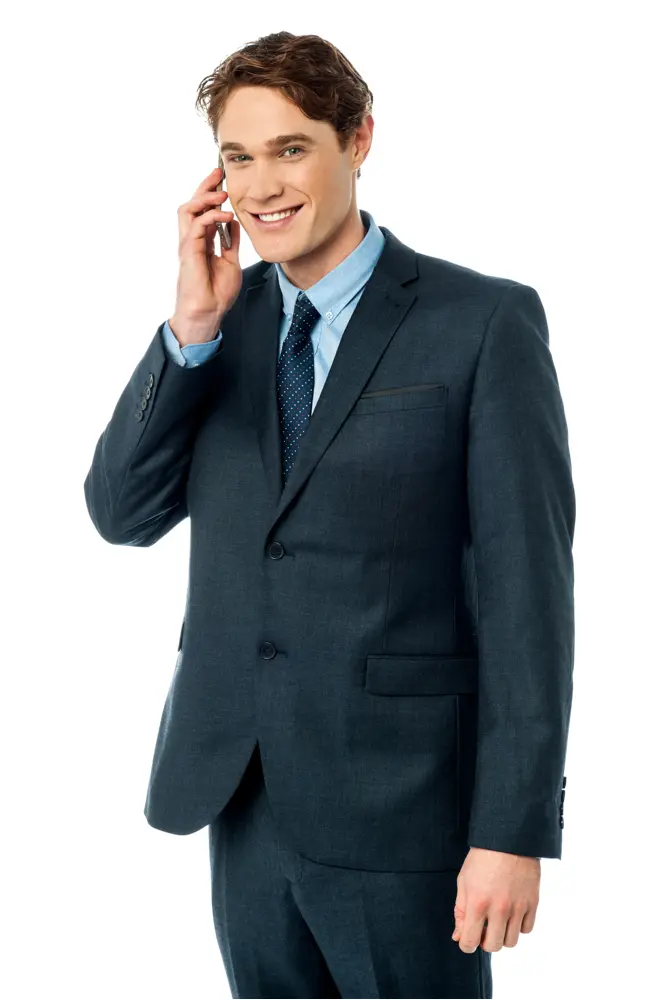 Businessman Talking on Phone