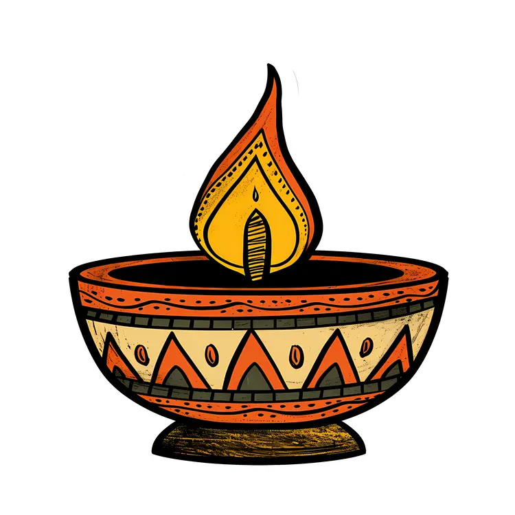 Decorative Diya Lamp