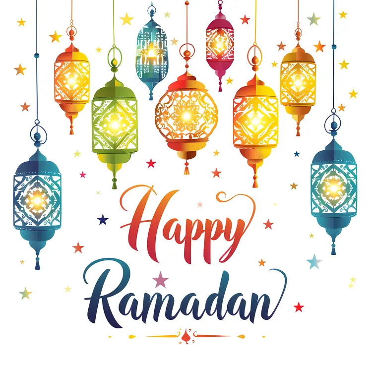 Colorful Lanterns for Ramadan Celebration