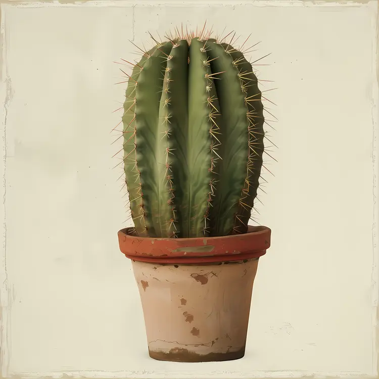 Potted Cactus Plant