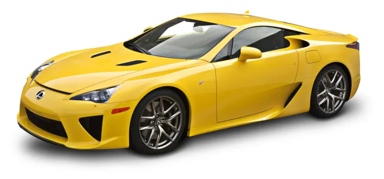 Yellow Sports Car with Sleek Design