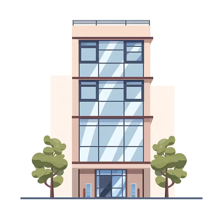 Contemporary Glass Building