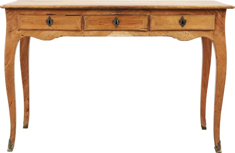 Antique Wooden Table with Drawers