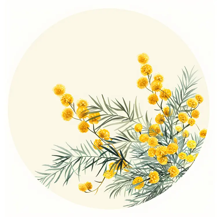 Yellow Flowers in Bloom