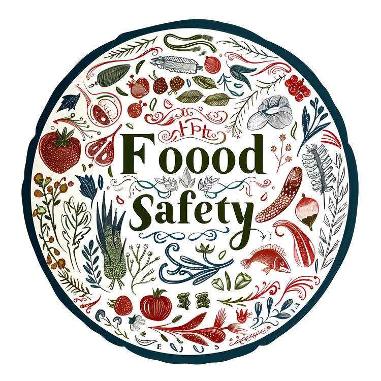 Decorative Food Safety Sign