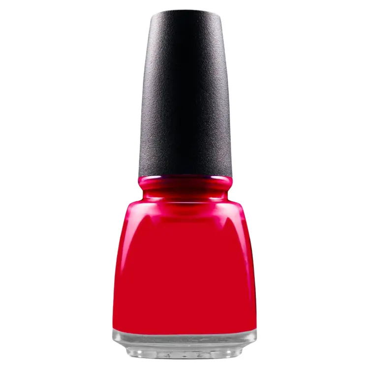 Red Nail Polish Bottle
