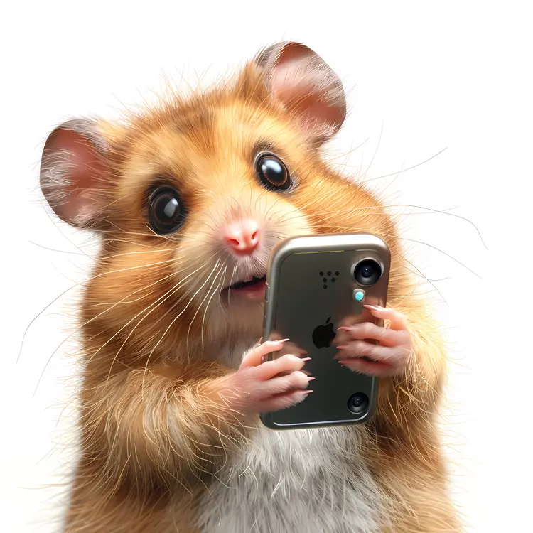 Hamster Taking a Selfie