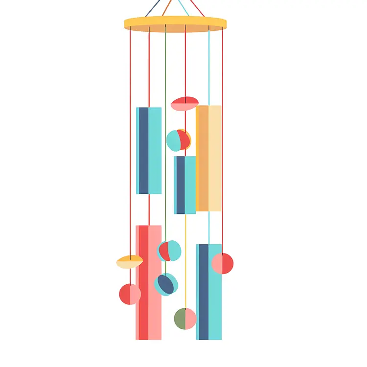 Colorful Hanging Wind Chime