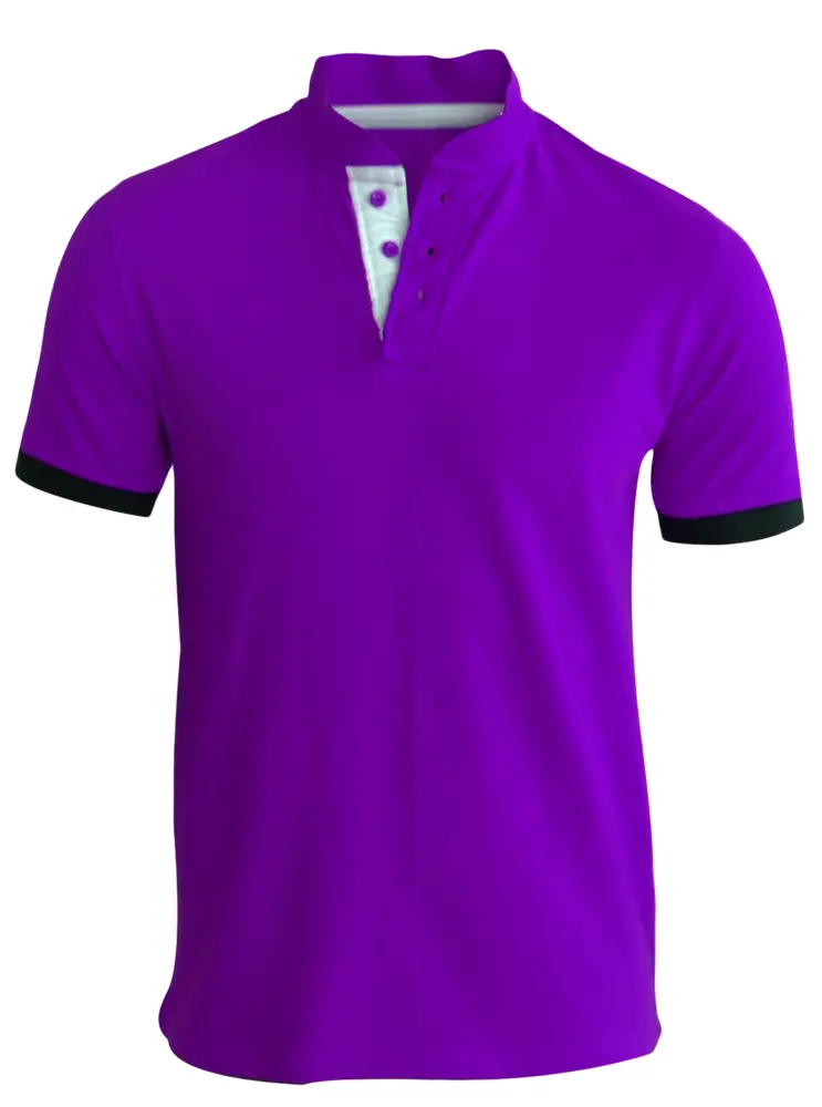Casual Purple Polo Shirt