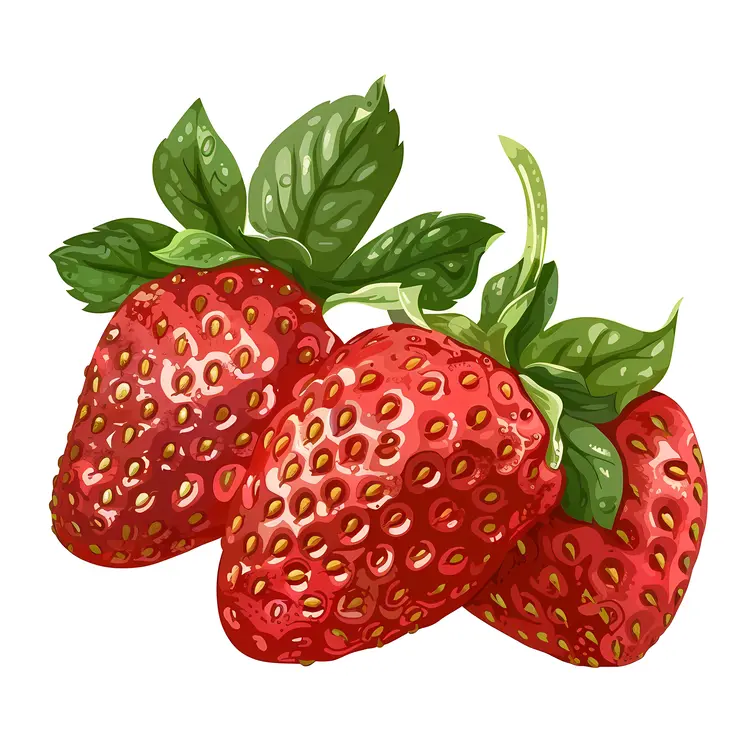 Fresh Red Strawberries